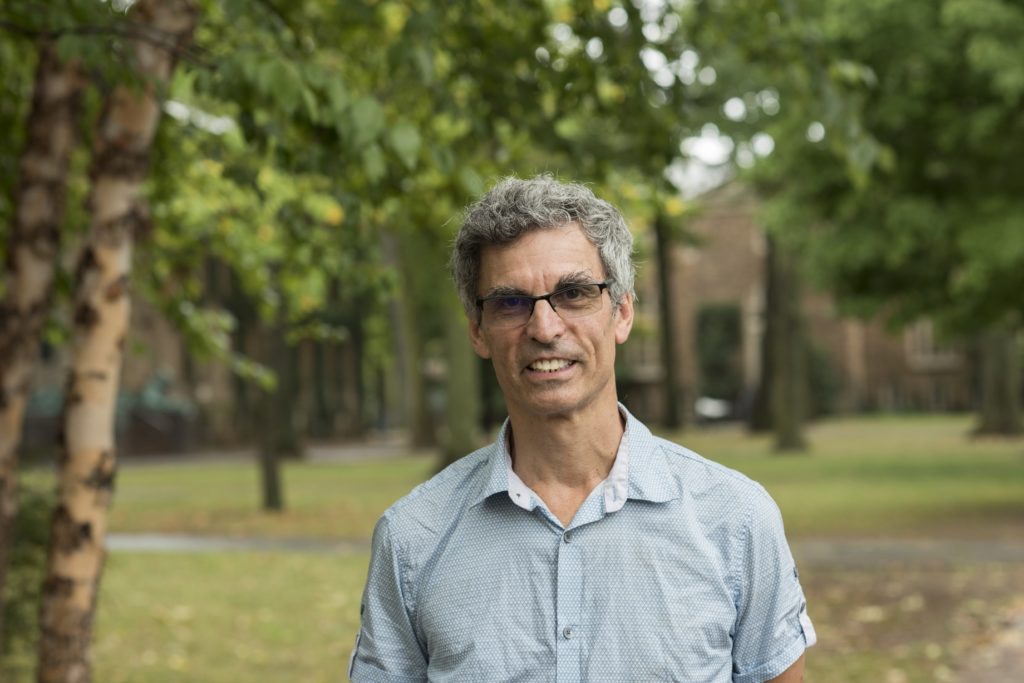 Michael Wachtel standing on Princeton campus