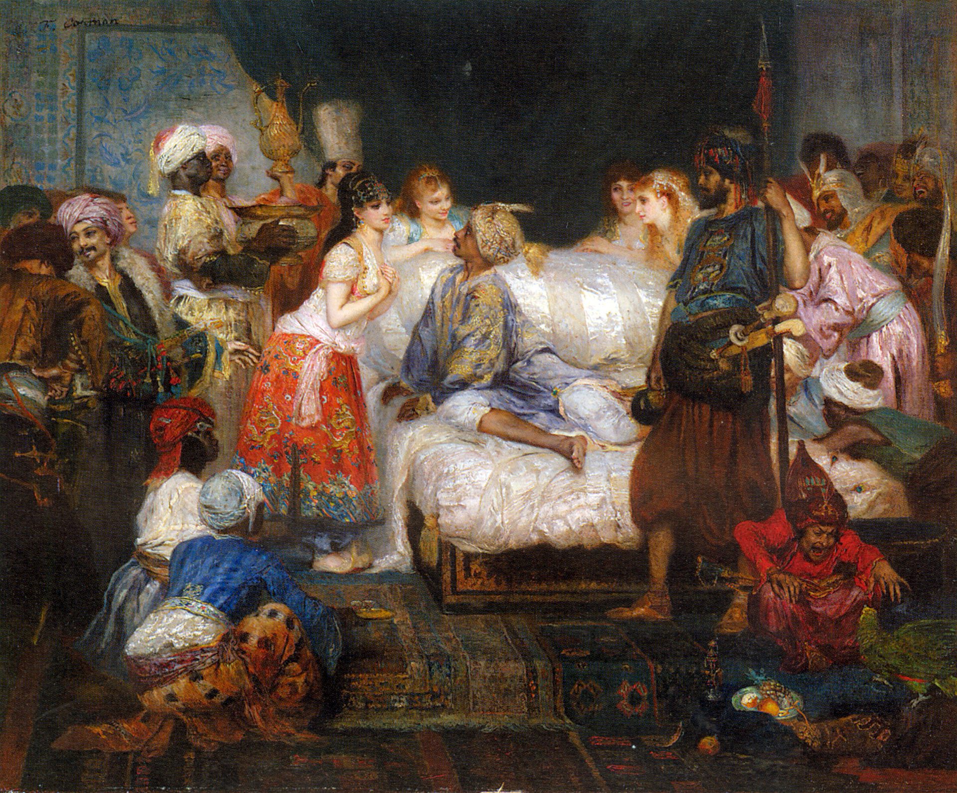 Scene from the Harem by Fernand Cormon, c. 1877