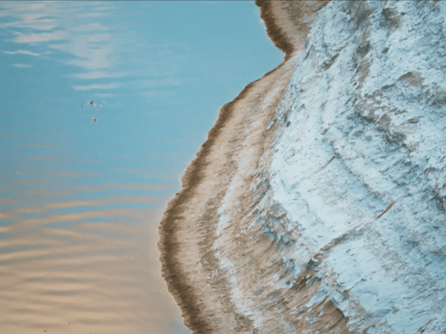 Limestone deposits along the Tombigbee River in Epes, Alabama