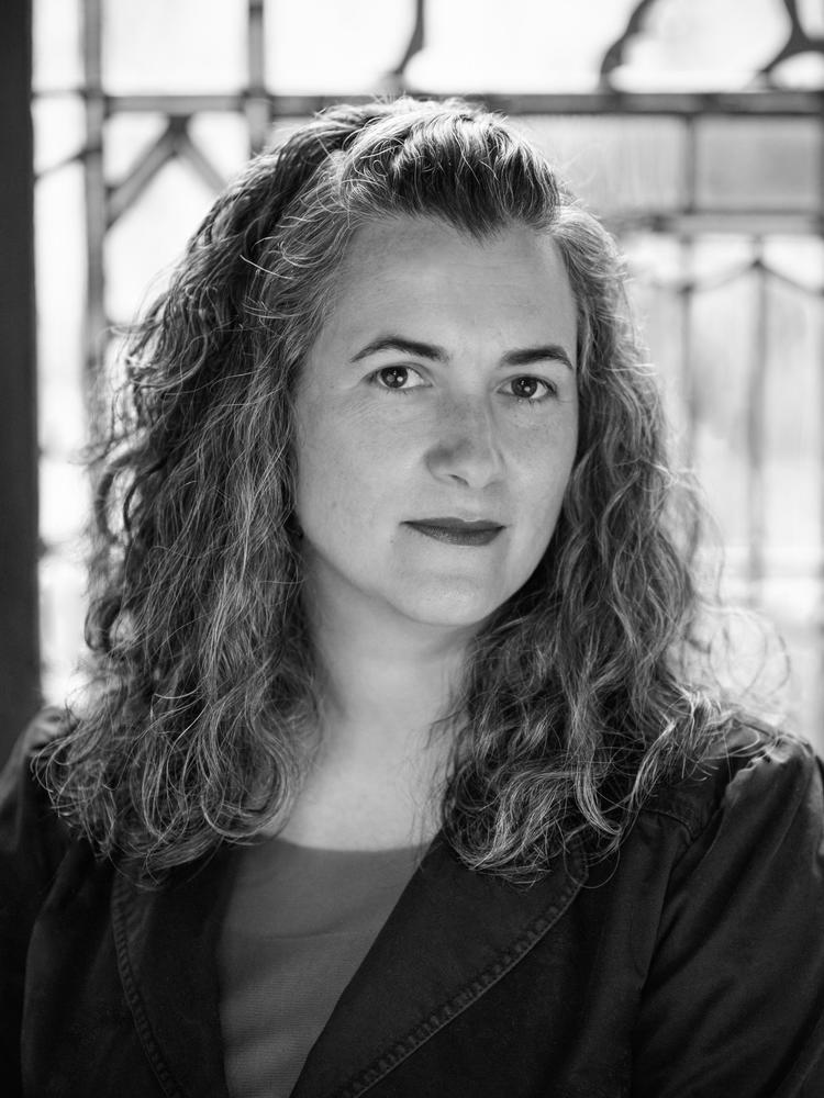 Black and white image of Gayle Salamon